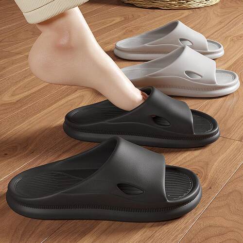 Home slippers bathroom slippers antiskid couple sandals拖鞋