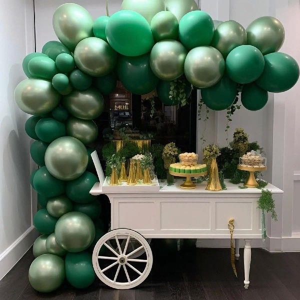 132pcs Set Latex Balloon Hanging Swirls Ceiling Decorations