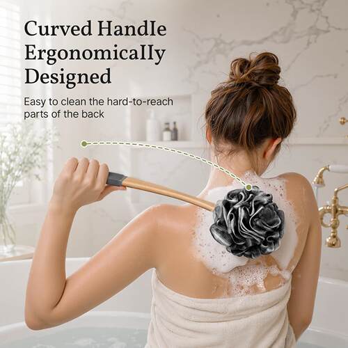 Shower Sponge Loofah Back Body Scrubber Back Scrubber
