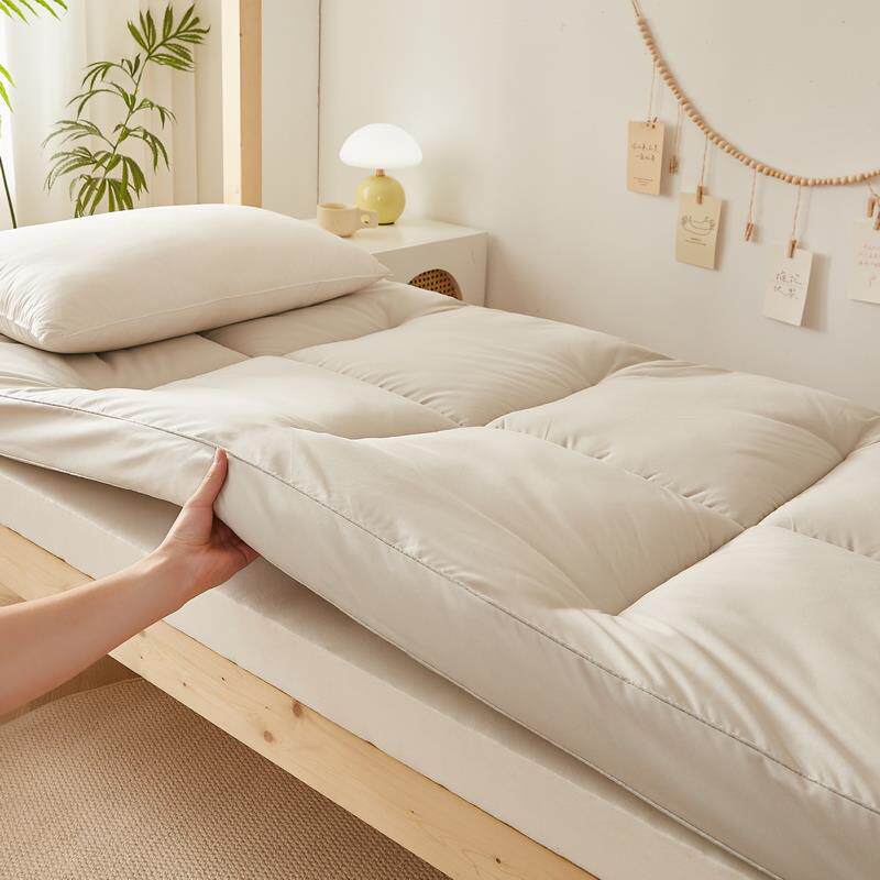 twin mattress pad soft mattress topper for college dorm bed