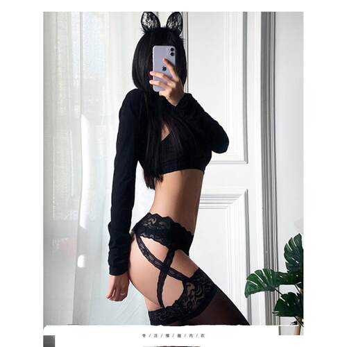Sexy lace stocks garter cosplay fishnet stocks shape legs