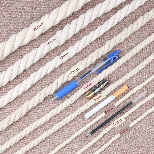 Cotton rope binding rope thick hemp rope fine hemp rope