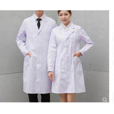 Lab coat, white gown, long sleeved and thickened doctor