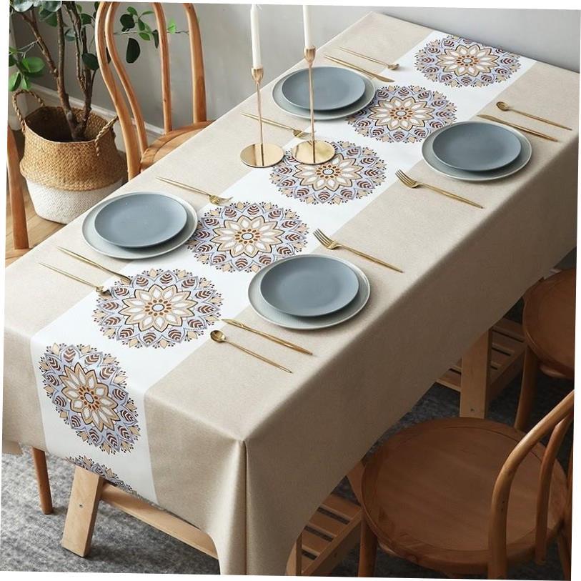 Table cloth water-proof oil-proof PVC tablecloth table mat
