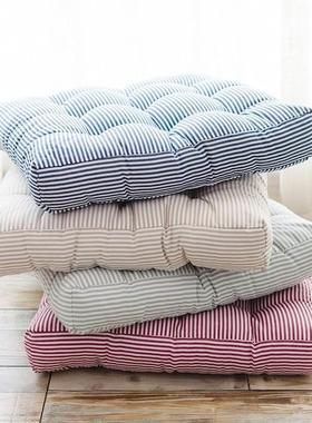 Cotton linen cushion dining chair cushion tatami floor mat