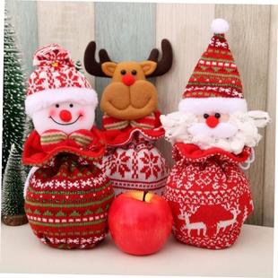 Santa tree doll candy 圣诞糖果袋 christmas bag decoration