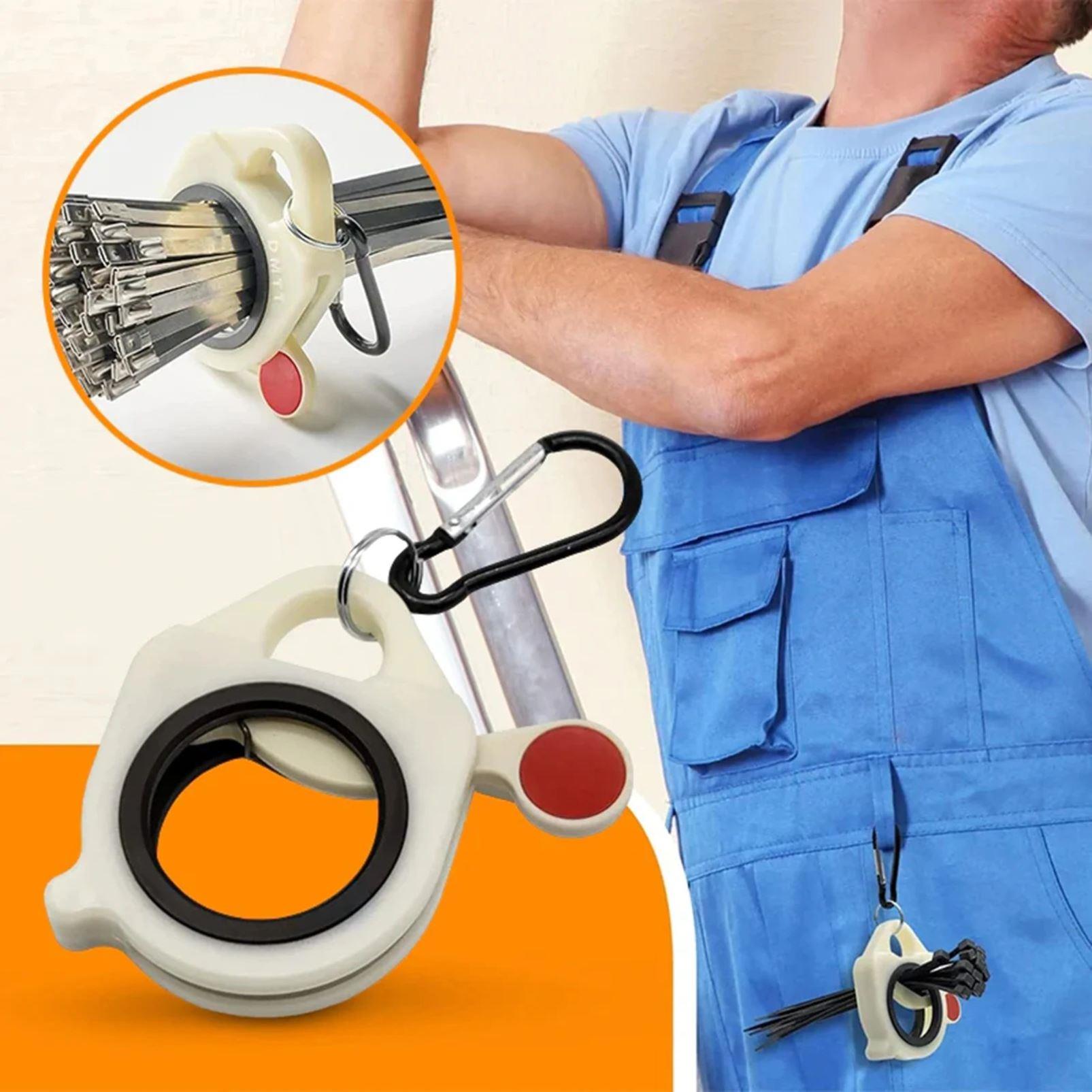 Zip Tie Organizer ABS Automatic Zip Ties Holder Keeper For Z