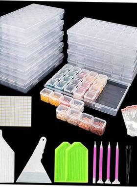 28 Grids 5D DIY Diamond Painting Box Organizer Case Diamond