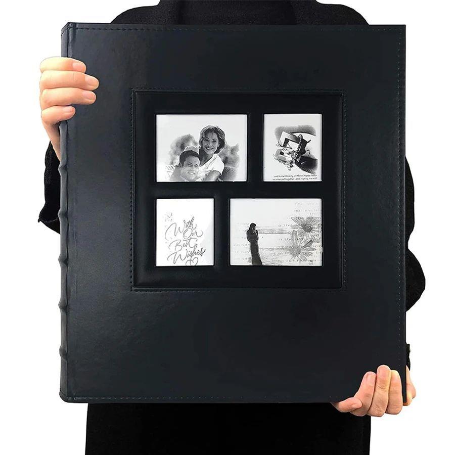 Photo Album 4x6 500 Photos Pages Large Capacity Leather Cove
