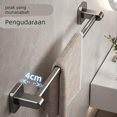 towel rack non perforated bathroom suction cup hanger bath
