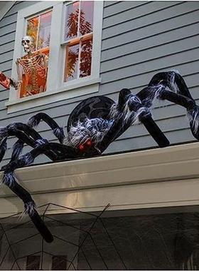 30cm/50cm/75cm/90cm Halloween Black Plush Spider Decoration