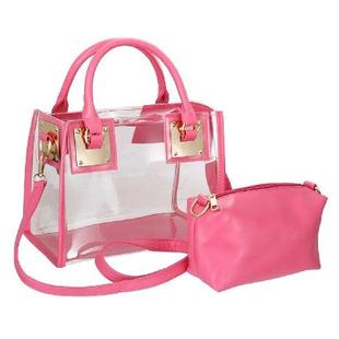 Bag Shoulder Jelly Candy Beach Clear Summer Transparent