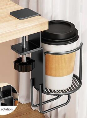 2 in 1 Desk Cup Holder with Headphone Hanger Holder, Anti-Sp