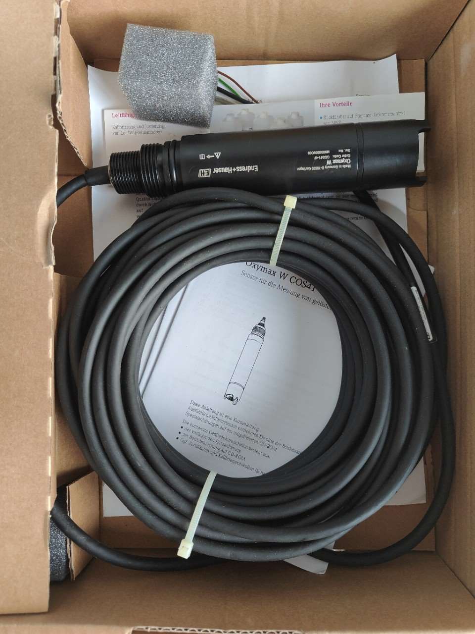 恩德斯豪斯溶解氧传感器COS41-4F全新原装正品