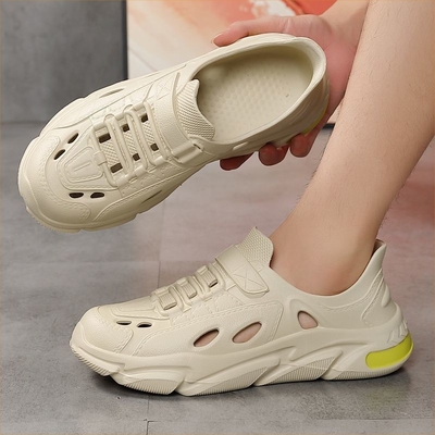 回力开车洞洞鞋男款夏季防滑防臭沙滩拖鞋司机专用凉鞋男外穿清仓