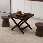 可折叠桌小方桌简易餐桌家用小户型小饭桌阳台小茶桌便携式 摆摊桌