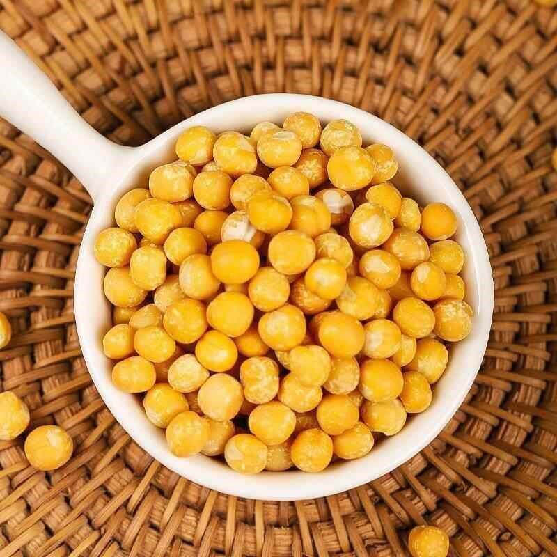 500g去皮豌豆耙碗豆仁去皮黄豆粒脱壳黄豌豆豌豆干原料豌豆黄脱皮