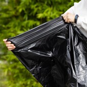 整箱黑色大垃圾袋大号加厚物业食堂酒店环卫学校医院大码 超大商用