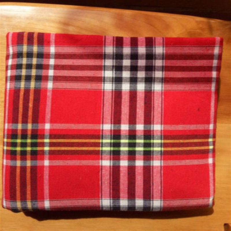 加厚老粗布炕单传统手工加长双人床床单单件学生宿舍格子单人床单