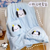 浴巾女可穿可裹式 浴袍冬比纯全棉吸水速干毛巾三件套浴裙2024新款