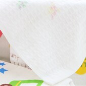 加厚蜂巢双层纱布浴巾婴儿垫巾儿童盖毯大浴巾方形长方形吸水