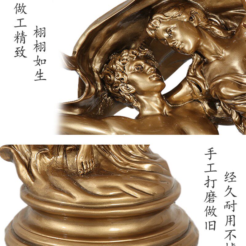 欧式座钟客厅艺术摆钟立式落地钟表摆件创意时尚轻奢造型台式摇摆