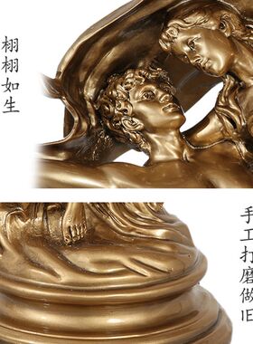 欧式座钟客厅艺术摆钟立式落地钟表摆件创意时尚轻奢造型台式摇摆