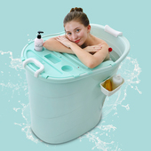 儿童洗澡桶浴盆宝宝游泳桶新生大号浴桶家用婴儿洗澡盆可坐躺