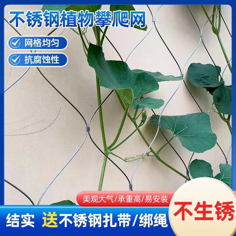 304不锈钢爬藤网花架月季蔷薇花卉葡萄百香果爬藤网攀爬网种植网