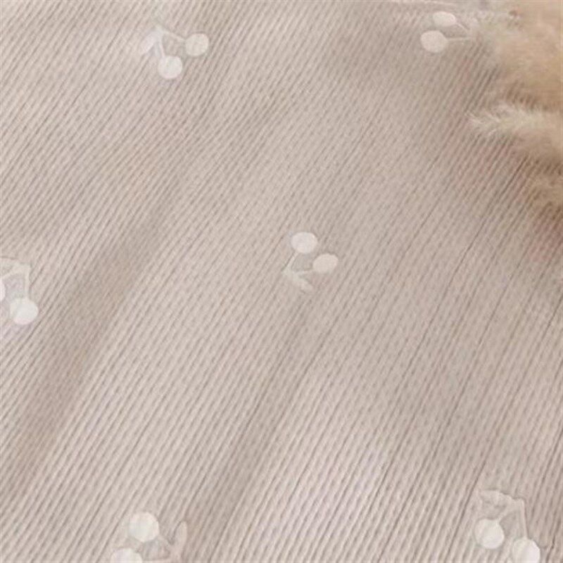 精选A类韩国绉布婴儿新生宝床盖拼接床幼儿园床单不跑床不滑床四