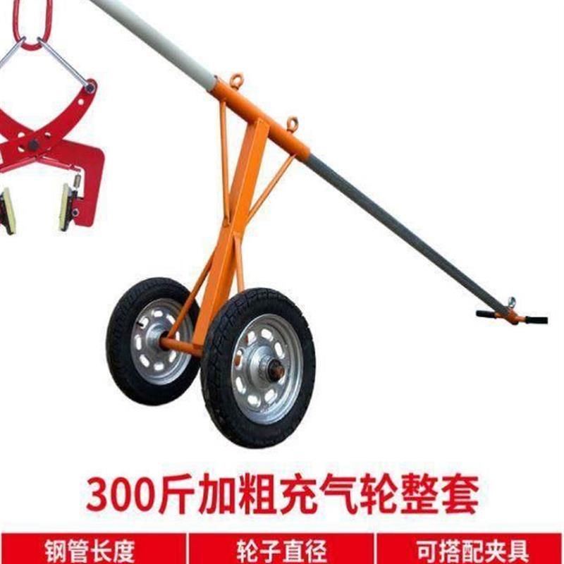 抬路吊机石水沟缘石杠杆起重路边石夹安装搬运路沿石车盖板吊车防