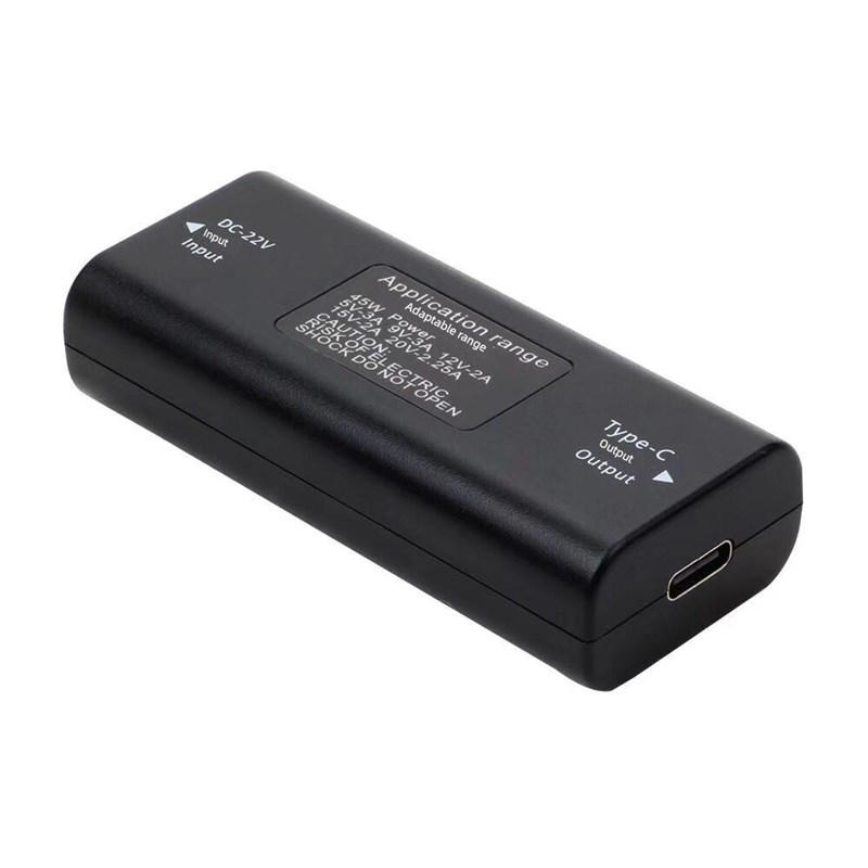 Dc5.5母转c型母公电缆多功能转换器Usb-C电源适配器适配器