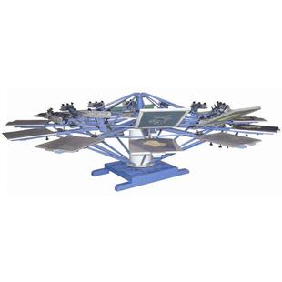 printer screen 12色丝网印花机经济型多色手动丝网印花机