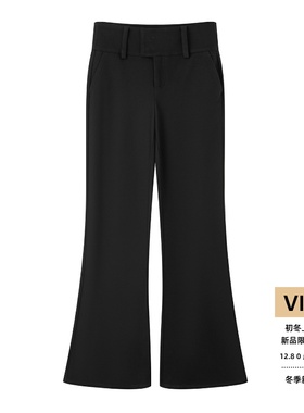 arioser艾诺丝娃官方旗舰店2025冬新款微喇休闲裤女长裤AR314002