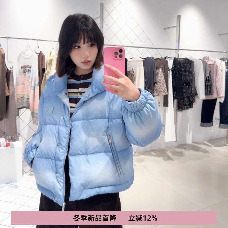 新款多巴胺仿水洗外套