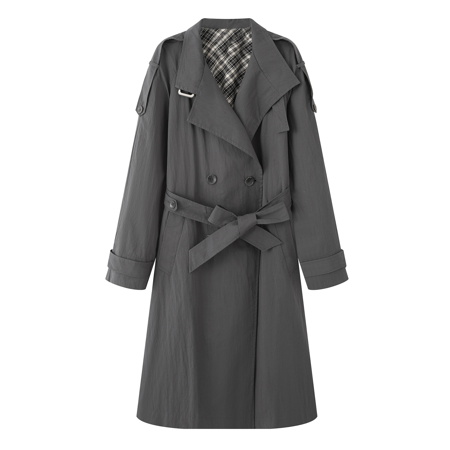 2025秋季新款系带风衣外套