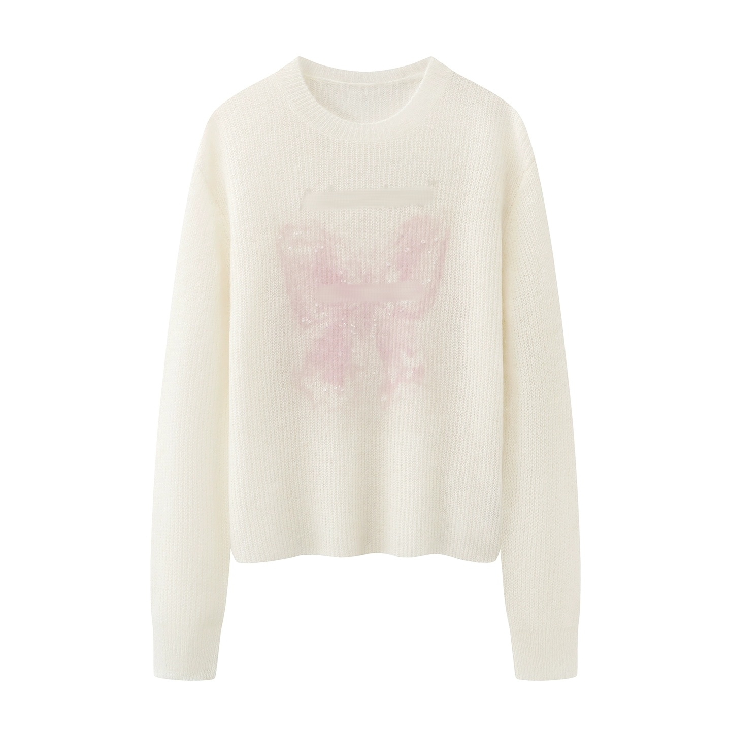 甜美百搭时尚长袖针织衫上衣