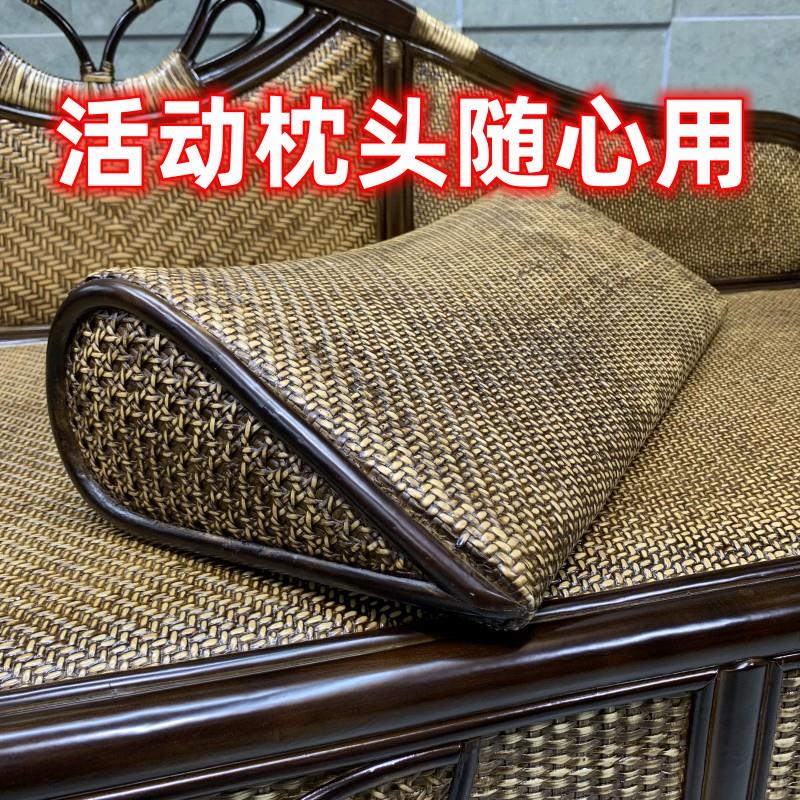古典实木贵妃躺椅客厅小户型真藤椅贵妃椅午休美人榻高端贵妃沙发
