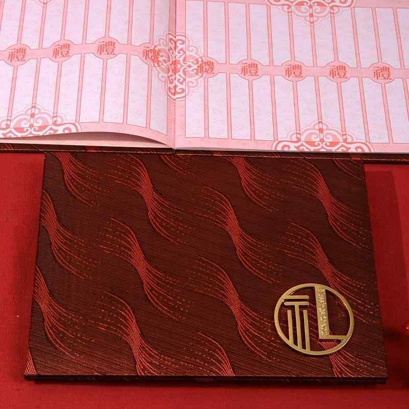 结婚礼金簿签到本婚礼礼单记账本随礼人情礼薄本婚宴登记收礼帐本