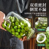 泡酒玻璃瓶专用酒瓶青梅酒空瓶杨梅果酒罐分装 酒坛密封罐酒罐容器