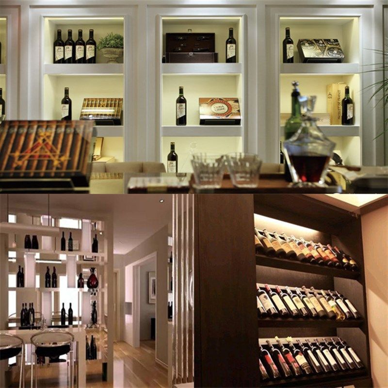 精选220V超薄LED橱柜灯玄关吊柜酒柜底层板明装灯带厨房柜展示柜,家装灯饰光源,橱柜灯,淘宝优惠券,粉丝福利购,淘宝优惠卷