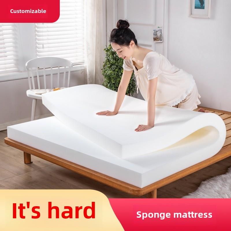 西吉100D硬化高密度海绵床垫双人家庭垫单人学生宿舍榻榻米海绵
