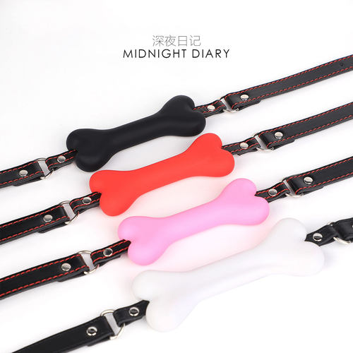 Midnight Diary【口水流不停】硅胶狗骨头口咬球辣妹K9拍照道具