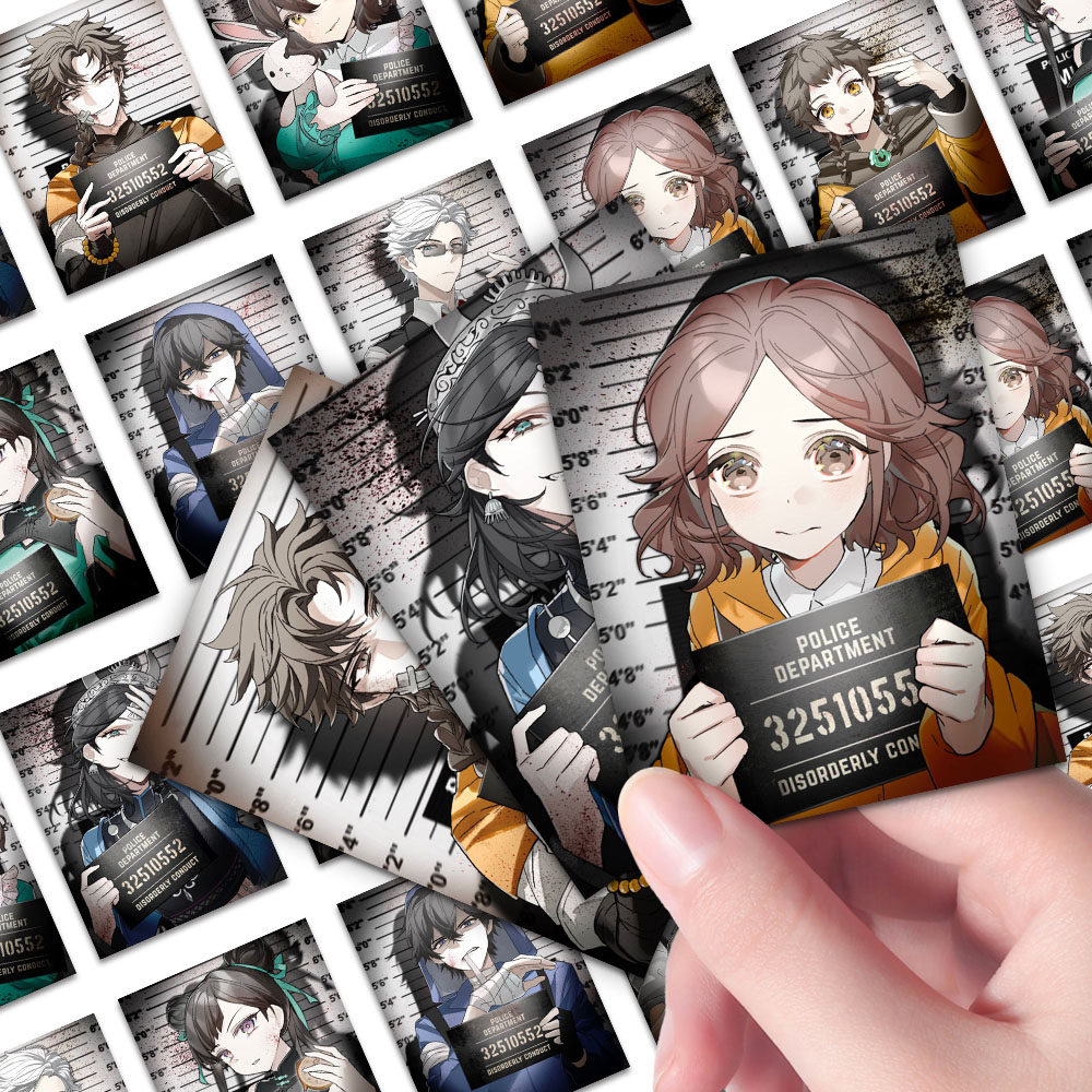 超自然行动组卷羽晏无江冉罐装原创怪诞成员二次元卡通动漫小卡,模玩/动漫/周边/娃圈三坑/桌游,收藏卡牌/卡片,淘宝优惠券,粉丝福利购,淘宝优惠卷