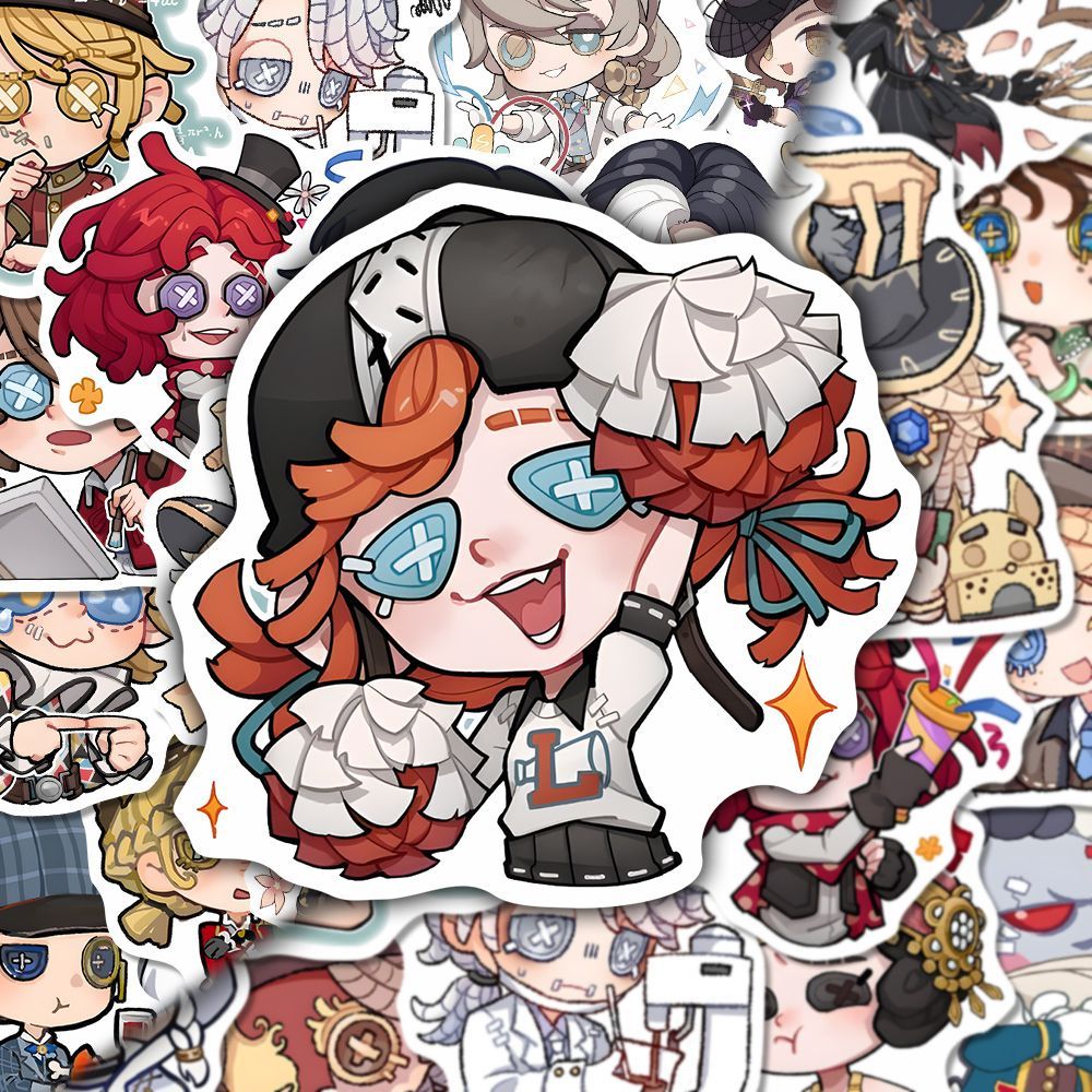 卡通Q版第五人格贴纸约瑟夫先知园丁贴画DIY手机壳平板防水贴画纸