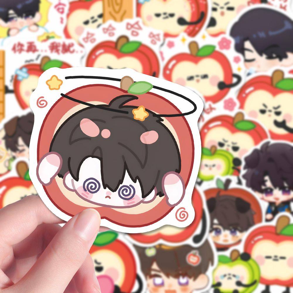 卡通Q版夏以昼贴纸恋与深空游戏周边素材diy装饰手机壳笔记本贴画,文具电教/文化用品/商务用品,贴纸/立体贴纸,淘宝优惠券,粉丝福利购,淘宝优惠卷