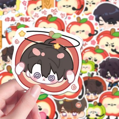 卡通Q版夏以昼贴纸恋与深空游戏周边素材diy装饰手机壳笔记本贴画