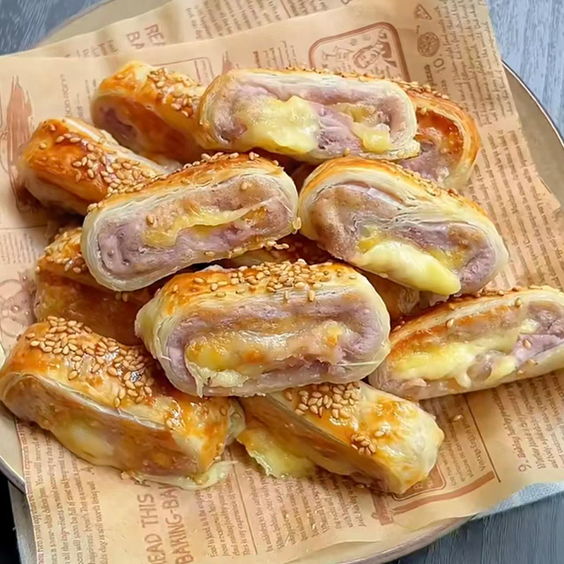 芝士芋泥酥夹心酥早餐网红中式糕中式糕点/新中式糕点