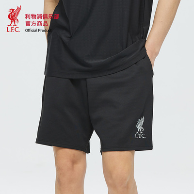 经典队徽黑色短裤简约运动
