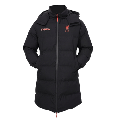 利物浦球迷中长款保暖防风棉服